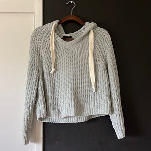 Small Cozy Knit Sweater with Hood